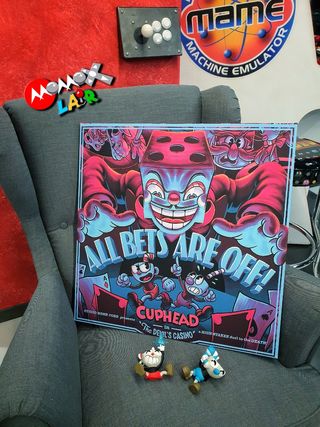 Cuphead Quadro su tela canvas 60x60cm