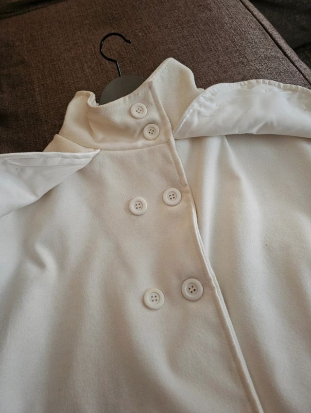 Mantella panna elegante /Made in Italy