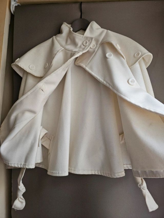 Mantella panna elegante /Made in Italy