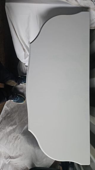 Mueble aparador macizo lacado en blanco