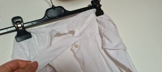 Camicia vintage bianca bambina 4-6 anni