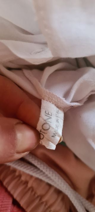 Camicia vintage bianca bambina 4-6 anni