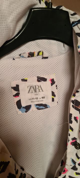 Zara 12 anni impermeabile con cappuccio