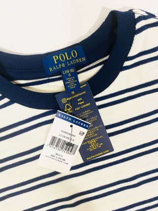 Camiseta manga larga niño L 14-16 Ralph Lauren