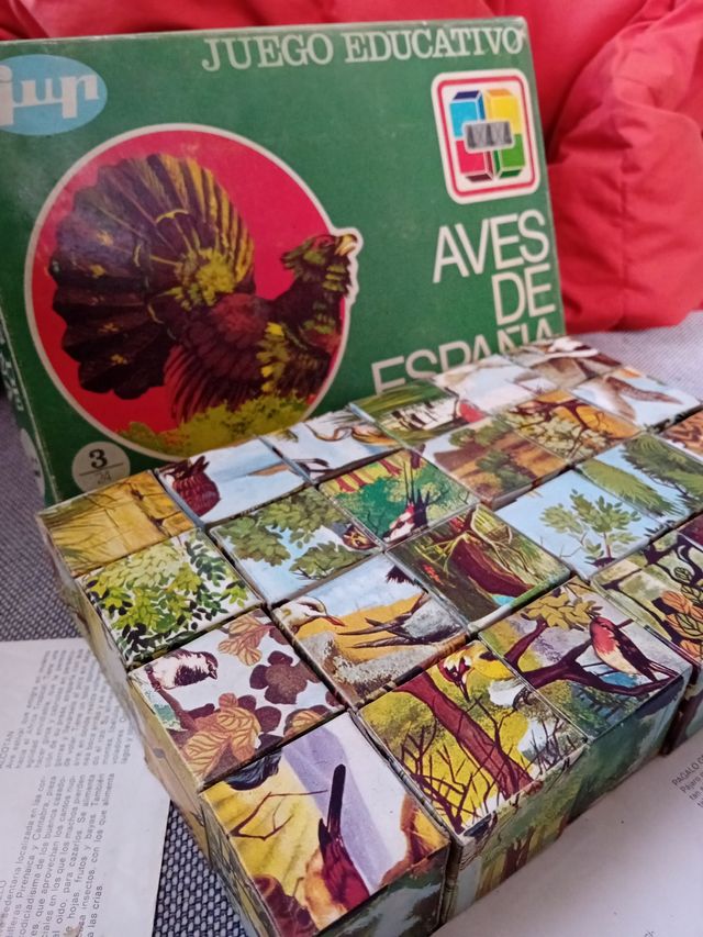 Gioco di puzzle educativo Birds of Spain