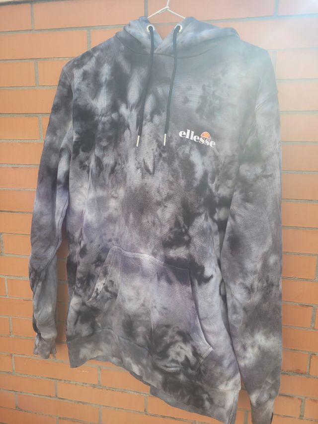 Sudadera con capucha gris talla M unisex Ellese
