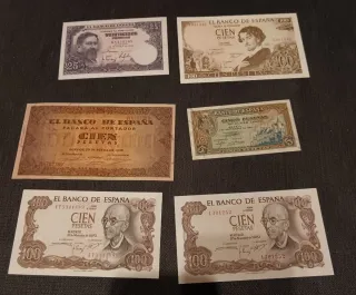 Billetes España. Preguntar precio Se venden suelto
