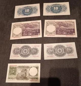 Billetes España. Preguntar precio Se venden suelto