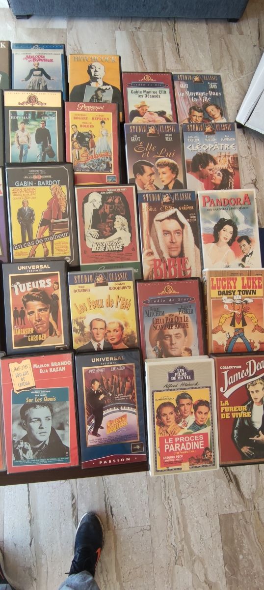 Películas vintage vhs(francés)