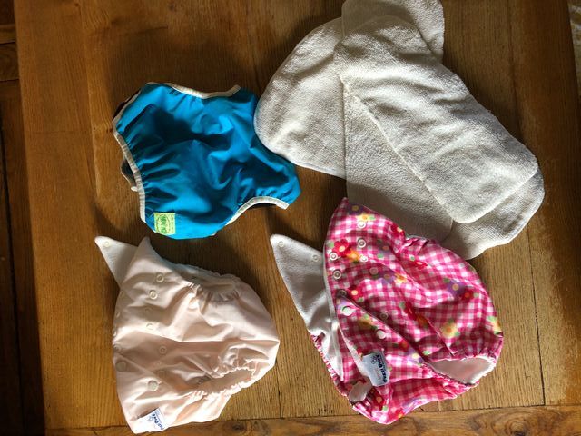 Set di 3 pannolini lavabili taglia L