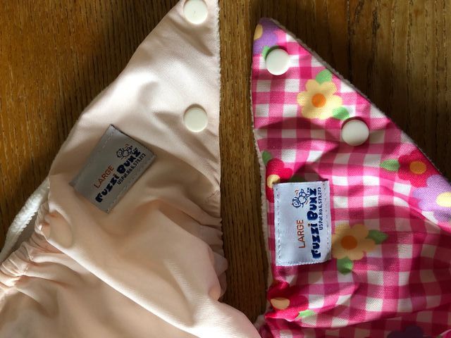 Set di 3 pannolini lavabili taglia L