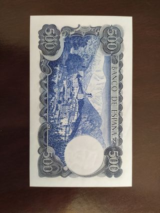 Billete de 500. Sin circular