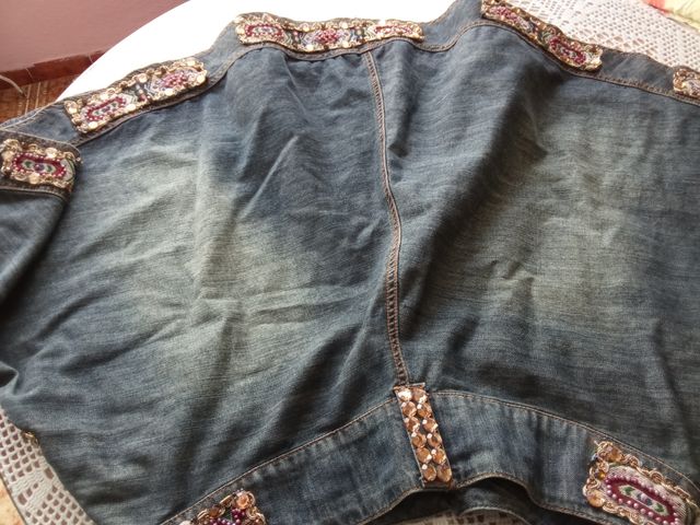 Falda vaquera con fantasia