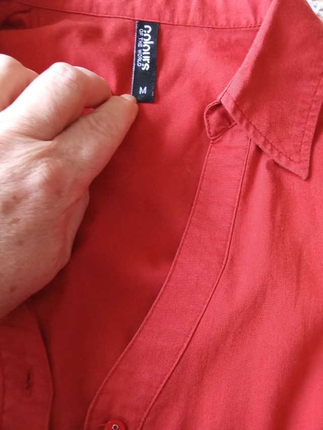 Camisa roja benetton