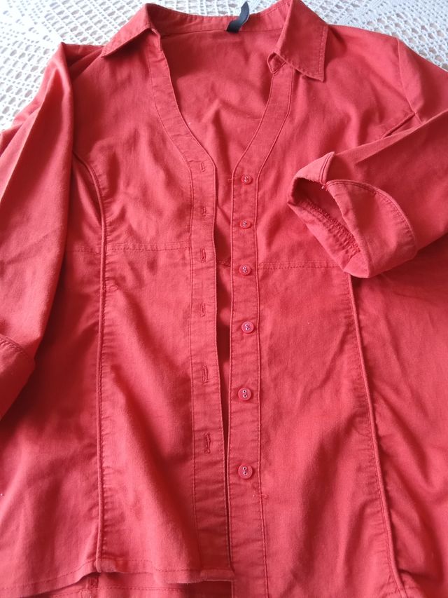Camisa roja benetton
