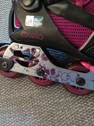 Patines Oxelo 34/37 / JUNIOR con bolsa.