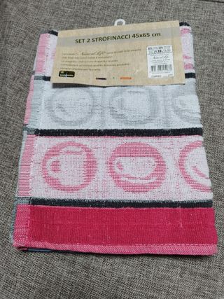 Set 2 strofinacci cucina