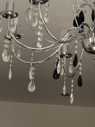 Lámpara lágrimas cromada EN PERFECTO ESTADO!