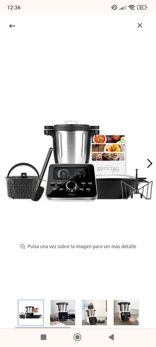 Robot cocina taurus foodie