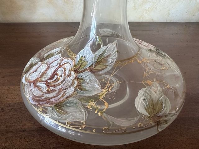 Decanter per vino + bicchiere 