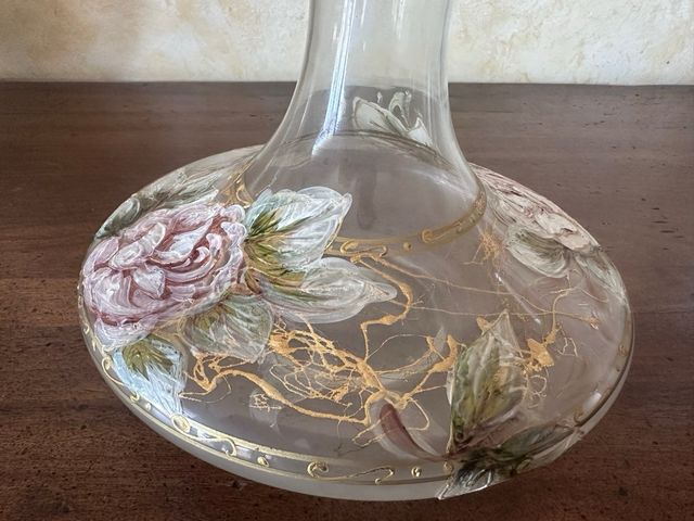 Decanter per vino + bicchiere 