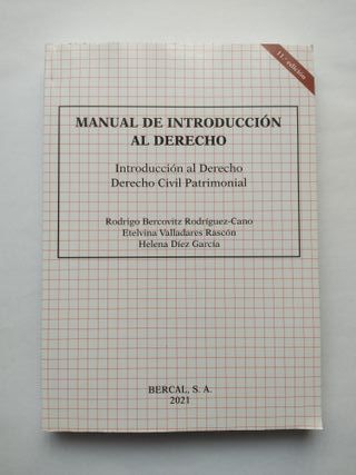 Manual de introducción al derecho