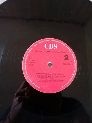 Disco de Vinil Technotronic – Pump Up the Jam 1989