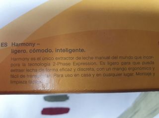 sacaleches MEDELA Harmony manual