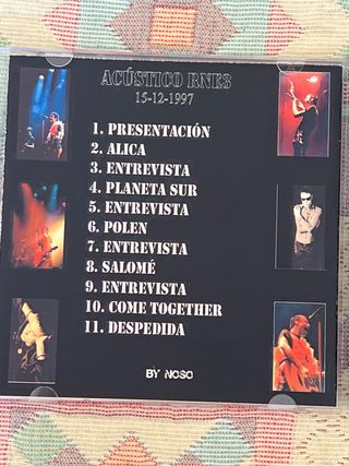 CD BUNBURY ACUSTICO 97