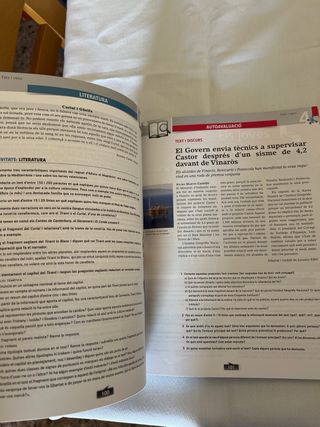 Nexe 1 Batxillerat Valencià: Llengua i literatura