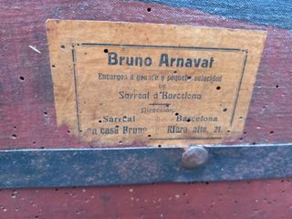 Baúl madera antiguo