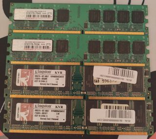 Memoria RAM DDR2 y DDR4