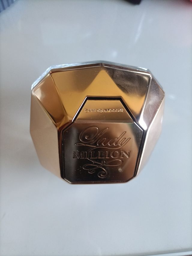Frasco Bote Lady Million vacío paco rabanne