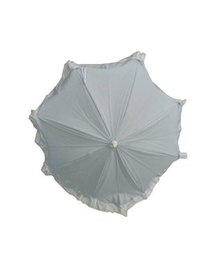 Sombrilla paseo bebé Piqué con bordado ancho