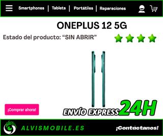 💥Oneplus 12 512GB Negro "Sin abrir"💥