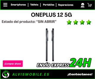 💥Oneplus 12 512GB Negro "Sin abrir"💥