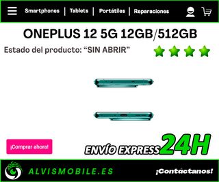 💥Oneplus 12 512GB Negro "Sin abrir"💥