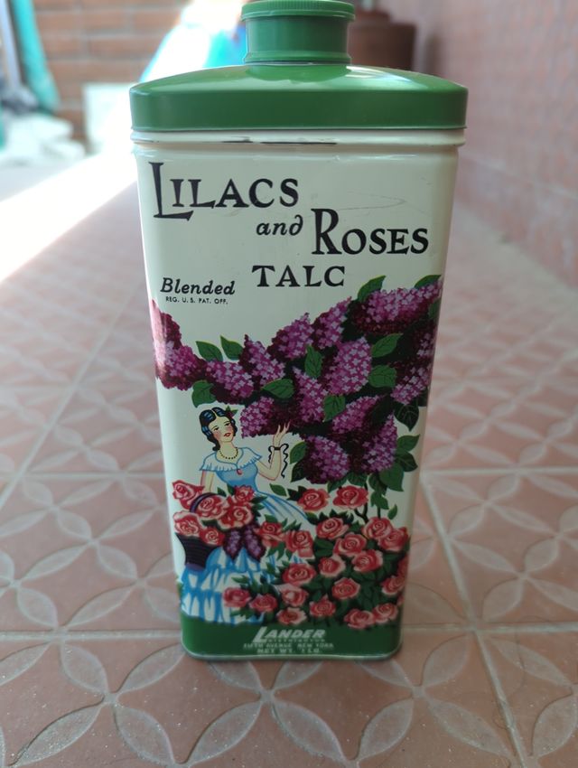 Lata polvos de talco vintage