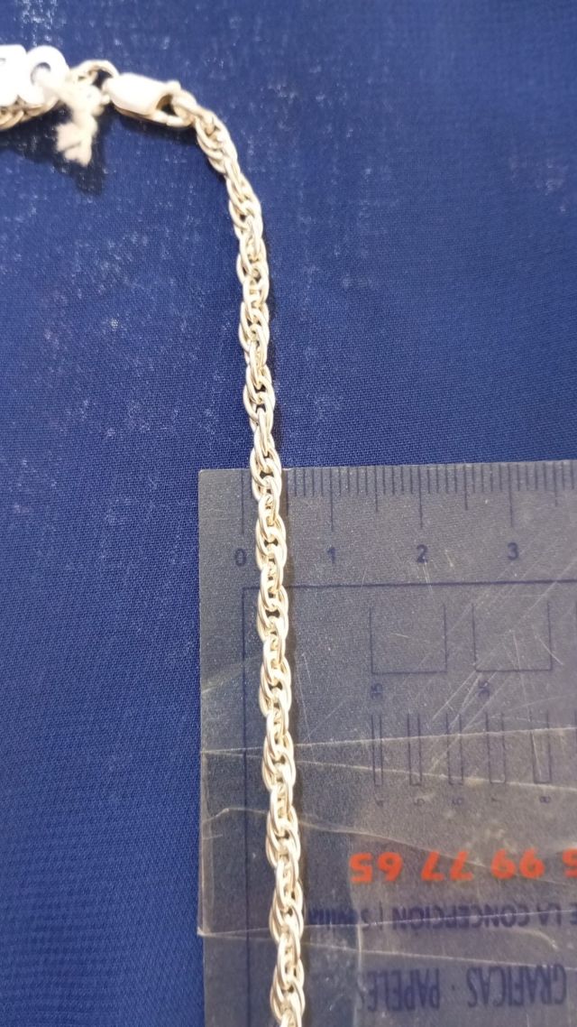 Cordones y cadenas de plata de ley NUEVO