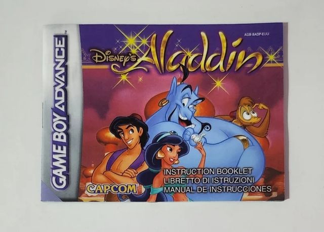 Manual Aladdin Game Boy Advance