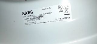 Puerta lavadora aeg electrolux