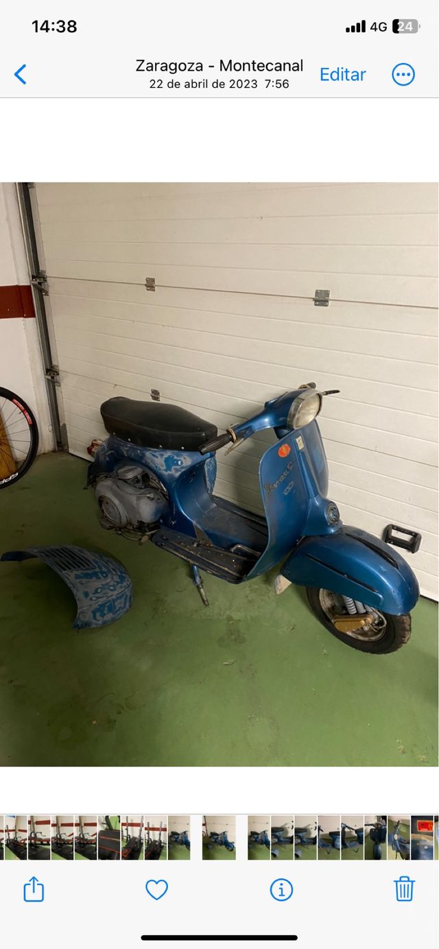 Vespa 150 sprint.