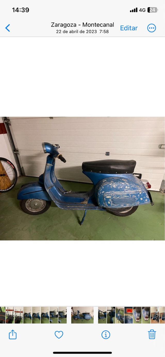Vespa 150 sprint.