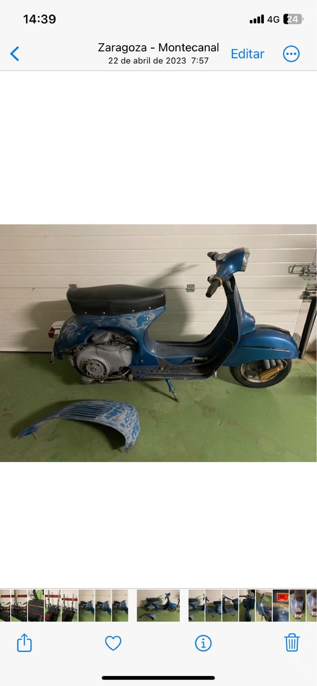 Vespa 150 sprint.