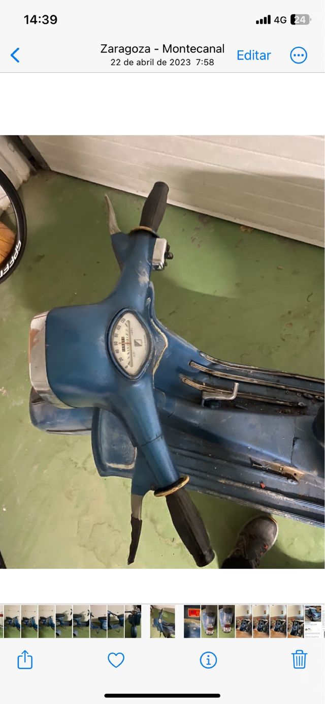 Vespa 150 sprint.