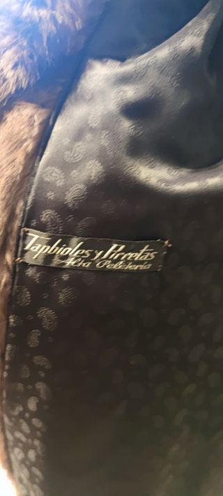 Abrigo de pelo de zorro vintage. T. 42-44