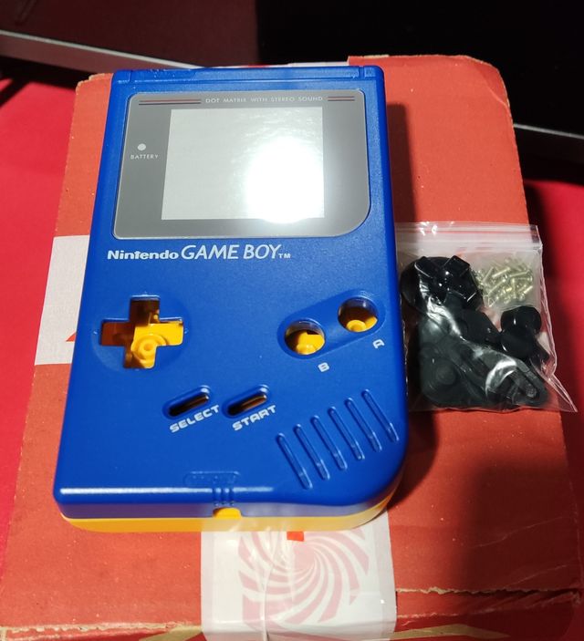 Carcasa GameBoy Azul Amarilla