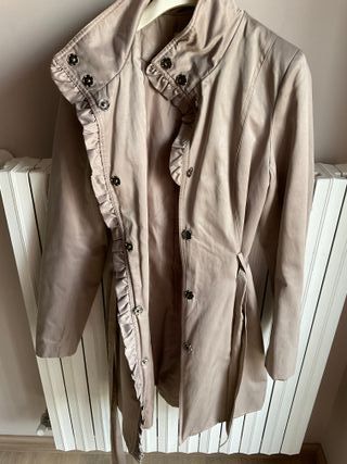 Cappotto trench donna beige
