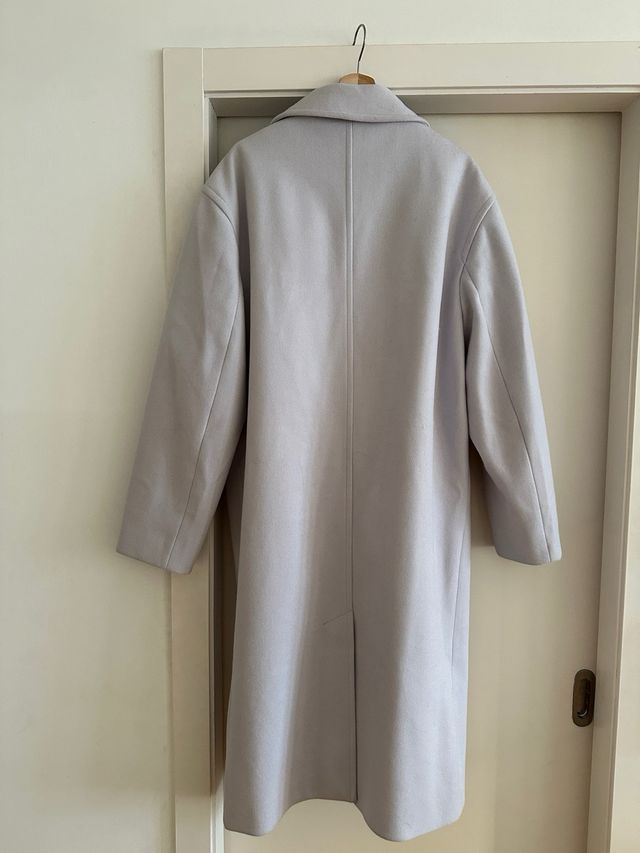 Abrigo lila extragrande hombre ASOS