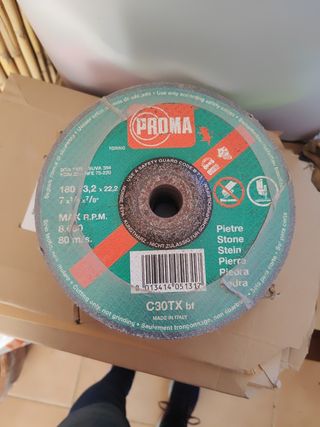 Discos para amoladora piedra 
Pack 10 unidades 